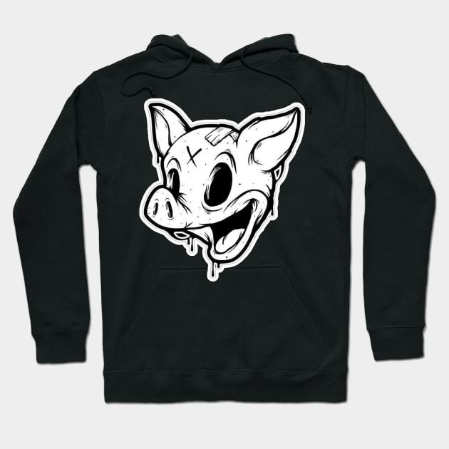 Dark PIG Hoodie by Jahaziel Sandoval